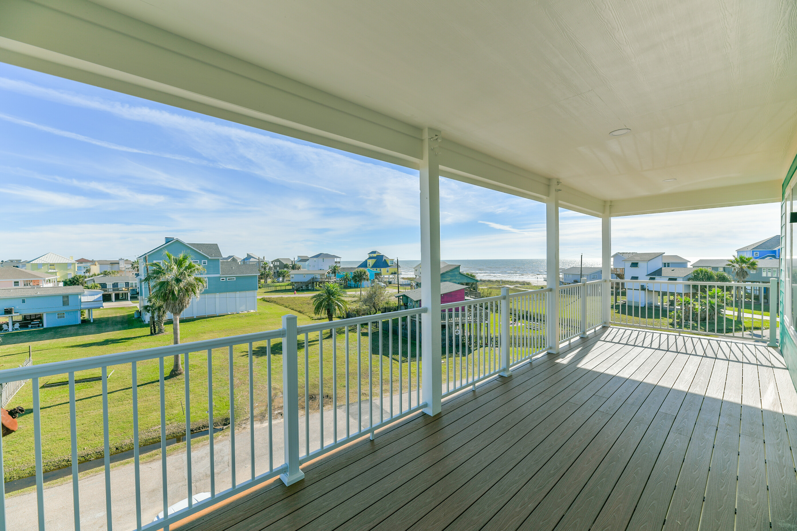 Upper deck ocean view